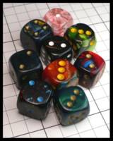 Dice : Dice - 6D Pipped - Variety - JA Collection Apr 2024